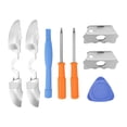 thumbnail image 2 of MeetCA QM21070921 Replacement Bumper Parts for XBox One Controllers Silver, 2 of 9