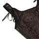 thumbnail image 4 of Mujeres Casual Sexy Eyelet Lace-up Court Vintage con cremallera Hombros Correas Corsé Chaleco Tops Fridja  nalpqowj30002, 4 of 8