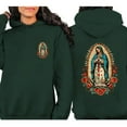 thumbnail image 5 of Unisex Religious Hoodie, “Virgen de Guadalupe” Double-Sided Our Lady of Guadalupe Graphic Hooded Sweatshirt, Classic Cotton Fabric, Sizes S–5XL, 5 of 7
