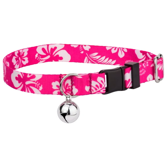 Country Brook Petz® Pink Hawaiian Cat Collar