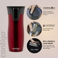 thumbnail image 2 of Contigo - West Loop Insulated Travel Mug Red (470ml), 2 of 10