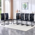 thumbnail image 5 of NEW Dining Chairs Set of 4 - Modern Upholstered Chairs with Metal Legs for Living, Bedroom,Dining Room - Dining Chairs Set for 4, 5 of 10