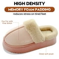 thumbnail image 3 of Women's Fuzzy Memory Foam Slippers Fluffy Winter House Shoes Indoor and Outdoor, 3 of 8