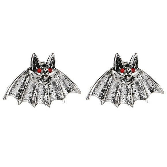 MAYUJIAA Men Woman Bat Animal Alloy Ear Stud Earring Unisex Three-dimensional Eardrop SS311-80630