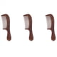thumbnail image 3 of 3X Peine de Madera de Sándalo Unisex para Mujeres Y Hombres, Peine de Madera Antiestático para Viajes En Casa, Peine de Dientes Finos, 3 of 10