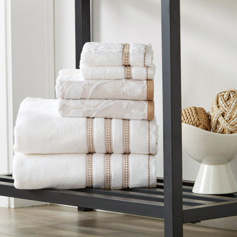 2-pack Cotton Bath Towels - Taupe - Home All