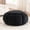 Black, variant on Hobooment 34" Oversized Round Teddy Ottoman Plush Upholstered Cocktail Ottoman Foot Rest Combo Soft Faux Fur Round Ottoman for Living Room Bedroom, Green
