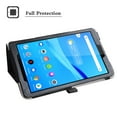 thumbnail image 4 of Labanema 8" Lenovo Tab M8 FHD (2nd Gen) TB-8705F Case, PU Leather Folio Stand Protective Case, Cover for 8" Lenovo Tab M8 FHD (2nd Gen) TB-8705F (Black), 4 of 7