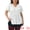 Silver, variant on DARING DIVA Women's Plus Sequin V Neck Faux Wrap Metallic Shirt 1X Gold