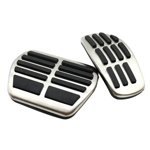 Goriertaly Stainless Steel Car Brake Pedal Covers Kit Stylish
