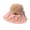 Pink, variant on Deep Crown Large Head Size Sun Hats for Women, Adjustable Casual Sun Protection Wide Brim Bucket Hat, Face Slimming Classic Daily Summer Fisherman Cap(Brown)