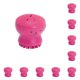 thumbnail image 1 of Vogacara Cepillos para de cara, masaje de limpieza, producto para el cuidado de la piel de poros profundos, exfoliante lavable para el hogar, azul Azul 10piezas Vogacara CBP259550, 1 of 6