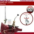 thumbnail image 1 of American Shifter  727 Shifter Kit Chrome 8 in. E Brake Dipstick Push Button 16 in. Handle Billet Knob for ECB35, 1 of 1