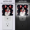 thumbnail image 2 of Pixel dog LED Square Night Lights - Modern Design, Soft Glow, Energy Efficient - for Bedroom, Nursery, or Bathroom - Set of 2, 2 of 6
