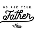 thumbnail image 3 of CafePress - Go Ask Your Father Women's Light Pajamas - Women's Short Sleeve Print T-Shirt and Pants Light Cotton Pajama Set, 3 of 7