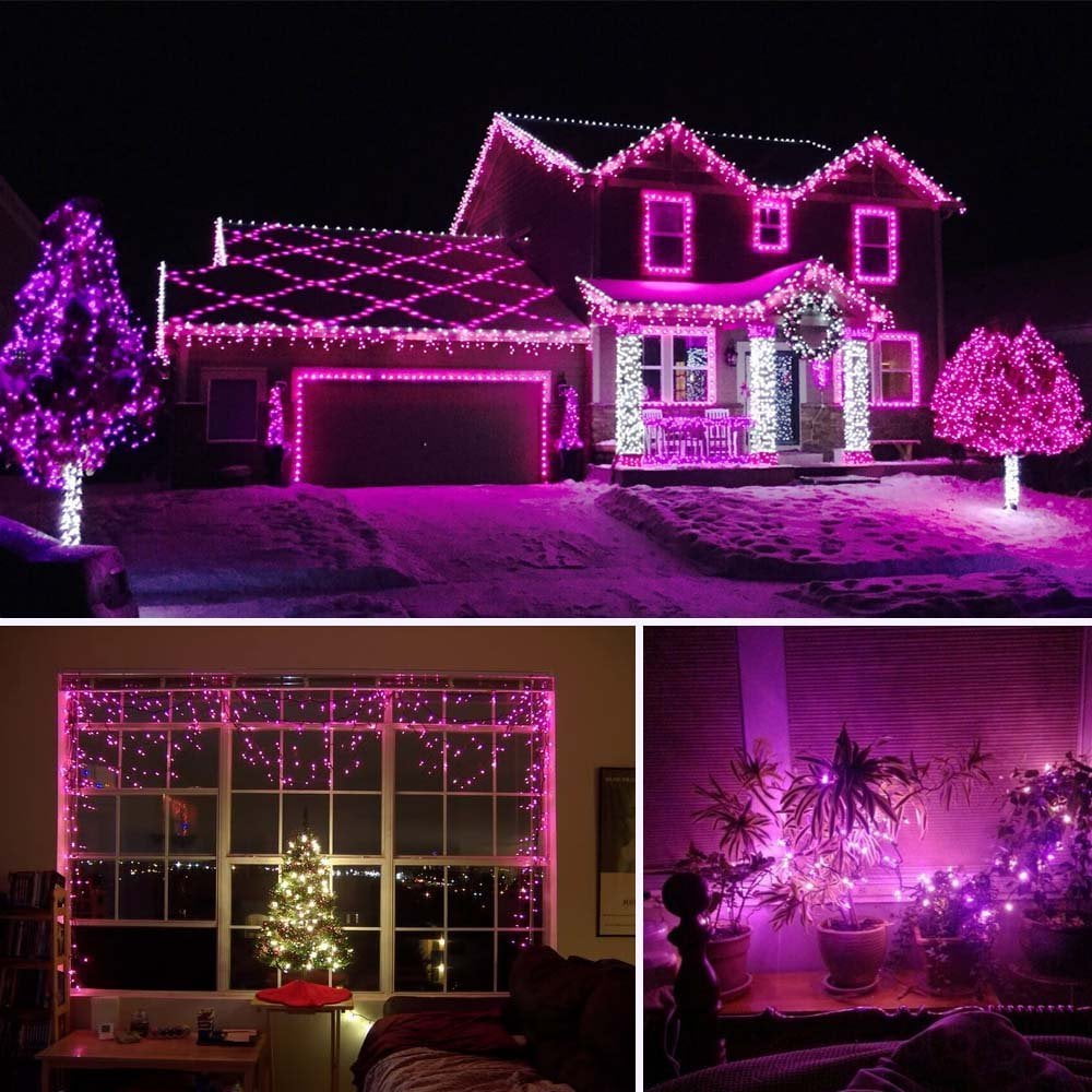 Qedertek Christmas lights Solar LED String Lights 19.7ft 30 LED Crystal ...