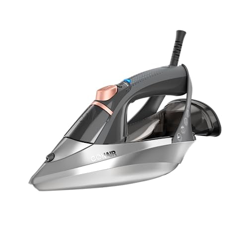 Plancha profesional Conair GlideLite, plancha de vapor para ropa, tecnología simple de una sola temperatura, suela de deslizamiento fácil y sin fricción
