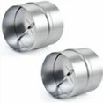 thumbnail image 1 of 2 Pack 4 Inch Backdraft Damper One Way Airflow Duct Insert Backflow Preventer Draft Blocker For Dryer Range Hood, 1 of 4