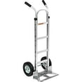 thumbnail image 2 of Aluminum Hand Truck Double Handle, Semi-Pneumatic Wheels, 2 of 3