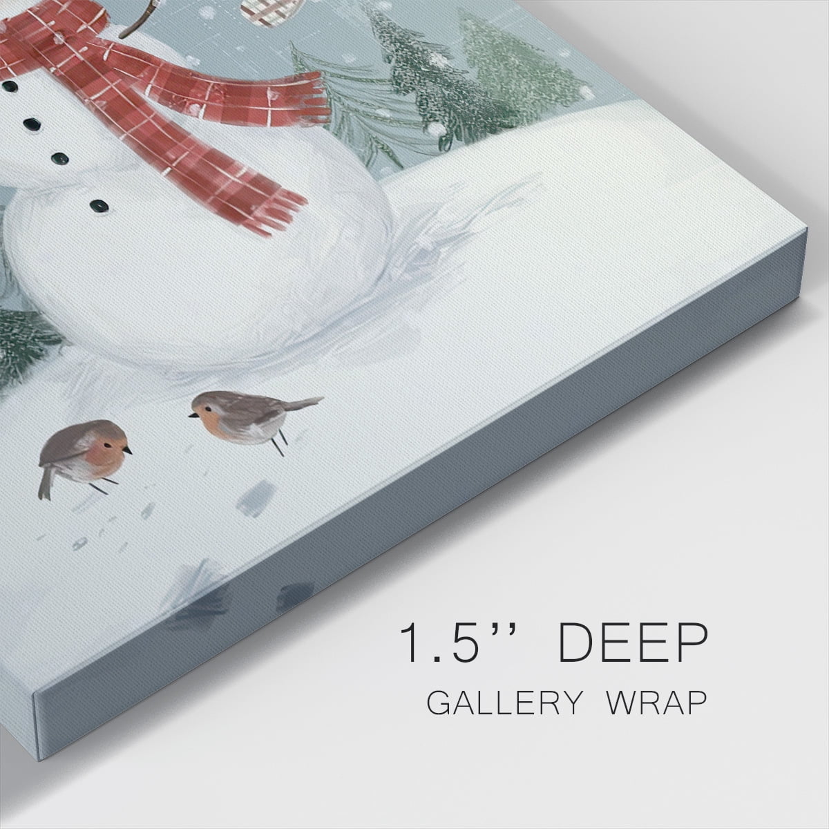 Jolly Snowman II- Gallery Wrapped Canvas