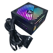 Apevia ATX-PM1000W Premier 1000W (No PCIe 5.0 & No Gen 5 12VHPWR Cable) 80  Gold Active PFC ATX Semi-Modular Gaming Power Supply with 366 RGB Modes…