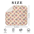thumbnail image 4 of Pioneer Flower Floral Print Pattern Kitchen Dish Drying Mat 1 Pack, Ultra Absorbent Microfiber Drainer Mat, 16"x18", 4 of 6