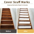 thumbnail image 2 of SelfAdhesive Vinyl Stair Riser Stickers Peel and Stick Staircase Decal .&#x.Pure, 2 of 9