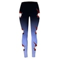 thumbnail image 4 of MKLEKYY Leggings deportivos para mujer, leggings de entrenamiento, pantalones con estampado navideño de bloques de color, leggings elásticos suaves 173, 4 of 4