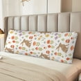 thumbnail image 2 of Rateoe Long Body Pillow Cover, 20x54 Inches Body Pillow Cases, Soft Brushed Microfiber Zipper Design, Happy Easter -Pillows Not Included, 2 of 7