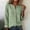 Green, variant on NominalSnugWomens Button down Shirts Casual Long Sleeve Top V Neck Collared Dressy Blouses Loose Tunic Tops