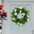 thumbnail image 4 of DOLITY 12 Inches Eucalyptus Wreath Garland Artificial Leaves Fake Flower Artificial for White, 4 of 8