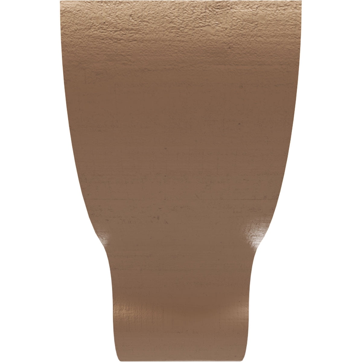 2"W x 12"D x 4"H Thin Greensboro Rough Cedar Woodgrain TimberThane Corbel, Primed Tan