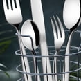 thumbnail image 4 of Monstrate Amplia gama de usos pequeños modernos plateados de los accesorios de la cocina de la comida campestre de las cucharas de café del Cocina y Comedor horquilla principal, 4 of 6