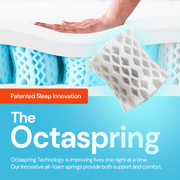 Dormeo Premium Mattress Topper Twin XL Bed Cooling Mattress Pad with Octaspring Technology