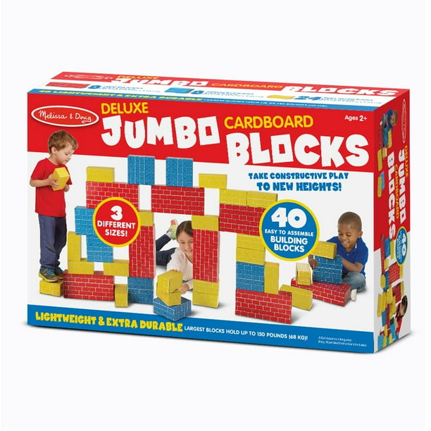 Deluxe Jumbo Cardboard Blocks (40 pc)