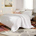 thumbnail image 4 of Peri Home Chenille Leopard 2 Piece Twin/Twin XL Comforter Set, White, Cotton, Chenille Tufted, Polyfill, Adult, Unisex, 4 of 7