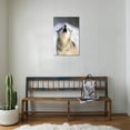 thumbnail image 3 of Gray Wolf Howling, Unframed Photographic Print Wall Art by Frank Lukasseck Sold by Art.Com, 3 of 4