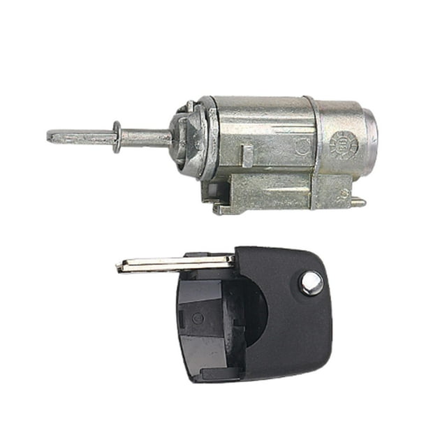 Car Left Door Lock Cylinder Key Set, Durable, Driver Side, Metal Replace Parts, Folding Key
