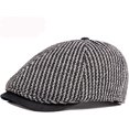 thumbnail image 4 of CoCopeaunts Berets Autumn Winter Hat Men Women 6 Panels Ivy Octagonal Newsboy Cap Artist Painter Hat Retro Knitted Hat, 4 of 7