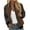 Brown, variant on Fartey Bomber Jacket for Women 2024 Trendy Colorblock Zip Up Coats Long Sleeve Stand Collar Fall Jackets Lightweight Outerwear