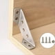 thumbnail image 5 of Conector de Esquina Universal para Muebles de Acero Inoxidable, Soportes Angulares de Metal para Madera con Clavos, Destornillador B, 5 of 5