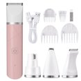 thumbnail image 1 of Riwcyla 4,in,1 Multi,functional Electric Dog Clippers for Grooming Cordless Dog Shaver Clippers Trimmers Low Noise Pet Grooming Tools Built,in Battery with 4 Detachable Heads & 4 Guide Combs for Sma, 1 of 6