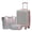 Gray, variant on Suitcase Set 3 Piece Luggage Set Carry On Travel Luggage TSA Lock Spinner Wheels Hardshell Lightweight Luggage Set(White, 3 piece set (DB/TB/20))
