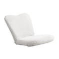 thumbnail image 3 of Sillón reclinable plegable para suelo, ideal para leer, jugar o relajarse. Blanco grisáceo, 3 of 9