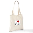 thumbnail image 6 of CafePress - I Love Mimi Tote Bag - Unisex Canvas Tote Bag, Beige, 1-Piece, 6 of 6