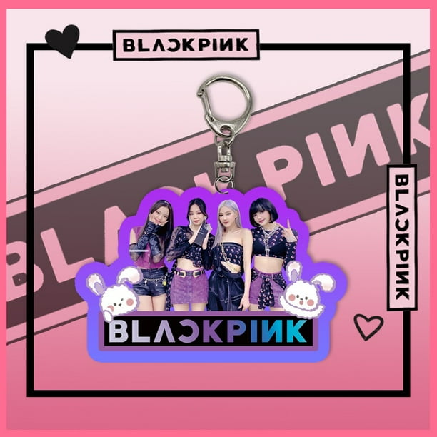 BLACKPINK llavero estrella llavero lisa Jin zhini Pu Caiying acrílico colgante Gao Jiahui unisex