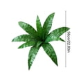 thumbnail image 3 of Artificial Fake Plants Greenery for Home Decor | Lifelike Plastic Foliage for Indoor and Outdoor Decoration | No Maintenance Artificial Shrubs for Living Room Office Shelf Garden | Set of 1, 3 of 6