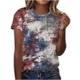 thumbnail image 4 of Youyipin womens tops Tshirt Shirt Country Music Shirts Western Sweatshirt Patriotic Country T summer tops for women, 4 of 5