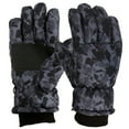 thumbnail image 4 of HBFAGFB Winter Gloves Outdoor Kids Boys Girls Skating Snowboarding Windproof Mittens Grey, 4 of 6