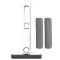 thumbnail image 1 of IMENGL Clearance! Delayuji Sweeper Wet Mopping Cloth Washable Desktop Cleaning Mop Portable Self Mop Desktop Glass Cleaning Mop Multifunctional Mop (2 Head+1 Handle) One Size White, 1 of 8